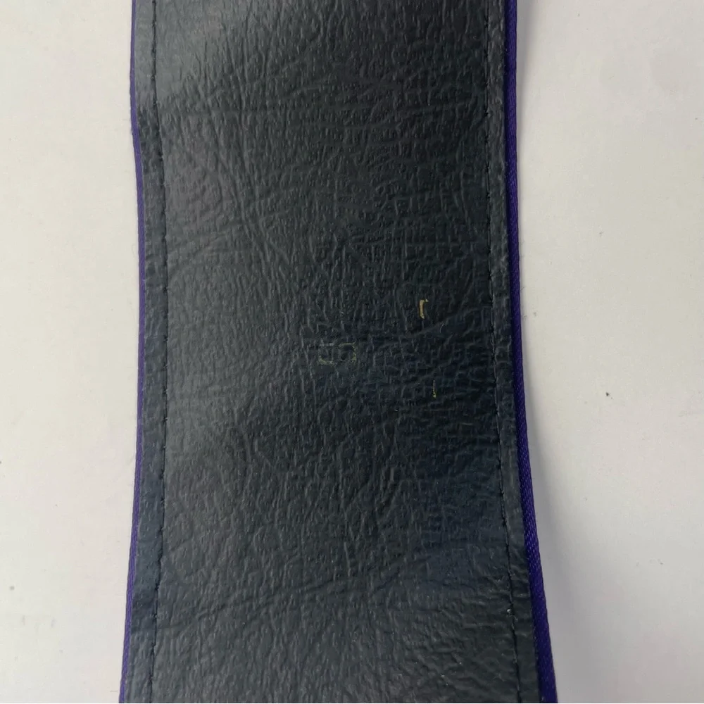 Purple Satin Wide Statement Belt‎